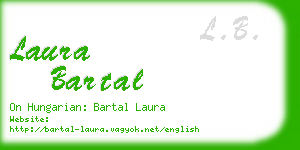 laura bartal business card